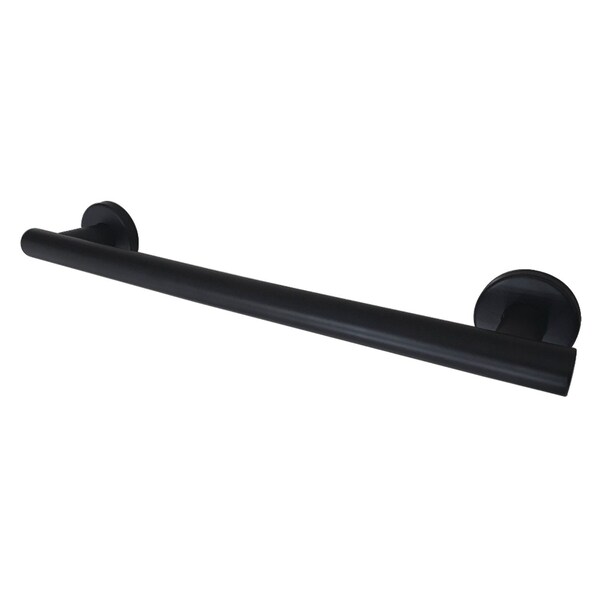 Kingston Brass GBS1416CS0 16-Inch x 1-1/4 Inch O.D Grab Bar, Matte Black GBS1416CS0 - main